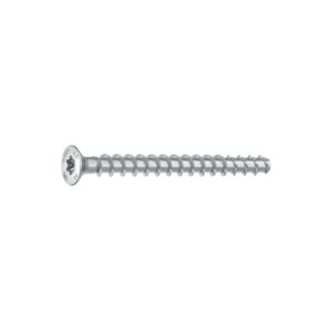 Vis ancrage béton MULTI-MONTI Plus acier zingué tête fraisée filetage total Torx T40, 7,5x70 mm perçage 6mm - Boîte de 50 - HECO - 274068