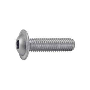 Vis métaux tête bombée 6 pans creux à embase filetage total inox A2 ISO 7380-2 4x10mm boîte de 200 pièces - ACTON - 280487