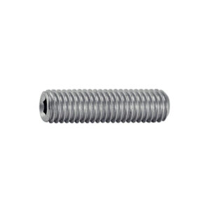 Vis métaux sans tête 6 pans creux bout plat inox A2 ISO 4026 (DIN 913) 4x6mm boîte de 100 pièces - ACTON - 281292