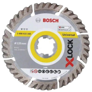 Disque à tronçonner diamant Universal Xlock diamètre 125 mm, alésage 22,23 mm, hauteur de segment 10 mm - BOSCH - 319133