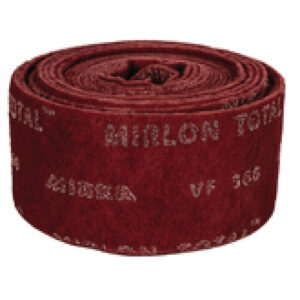 Rouleau d'atelier Mirlon largeur 115 mm x longueur 10 m, RL TF très fin, grain 360, couleur rouge - MIRKA - 588990