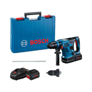 Marteau perforateur sans fil SDS PLUS GBH 18V-34CF PROFESSIONAL livré avec 2 batteries, chargeur livré dans coffret - BOSCH - 230052