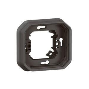 Support plaque encastré 1 poste étanche Plexo anthracite - Legrand - 610172
