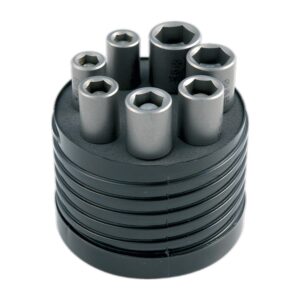 COFFRET 7 DOUILLES IMPACT MAGNETIQUES 6 PANS/50MM - 53007 - LEMAN